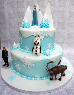 Disney Frozen birthday cake